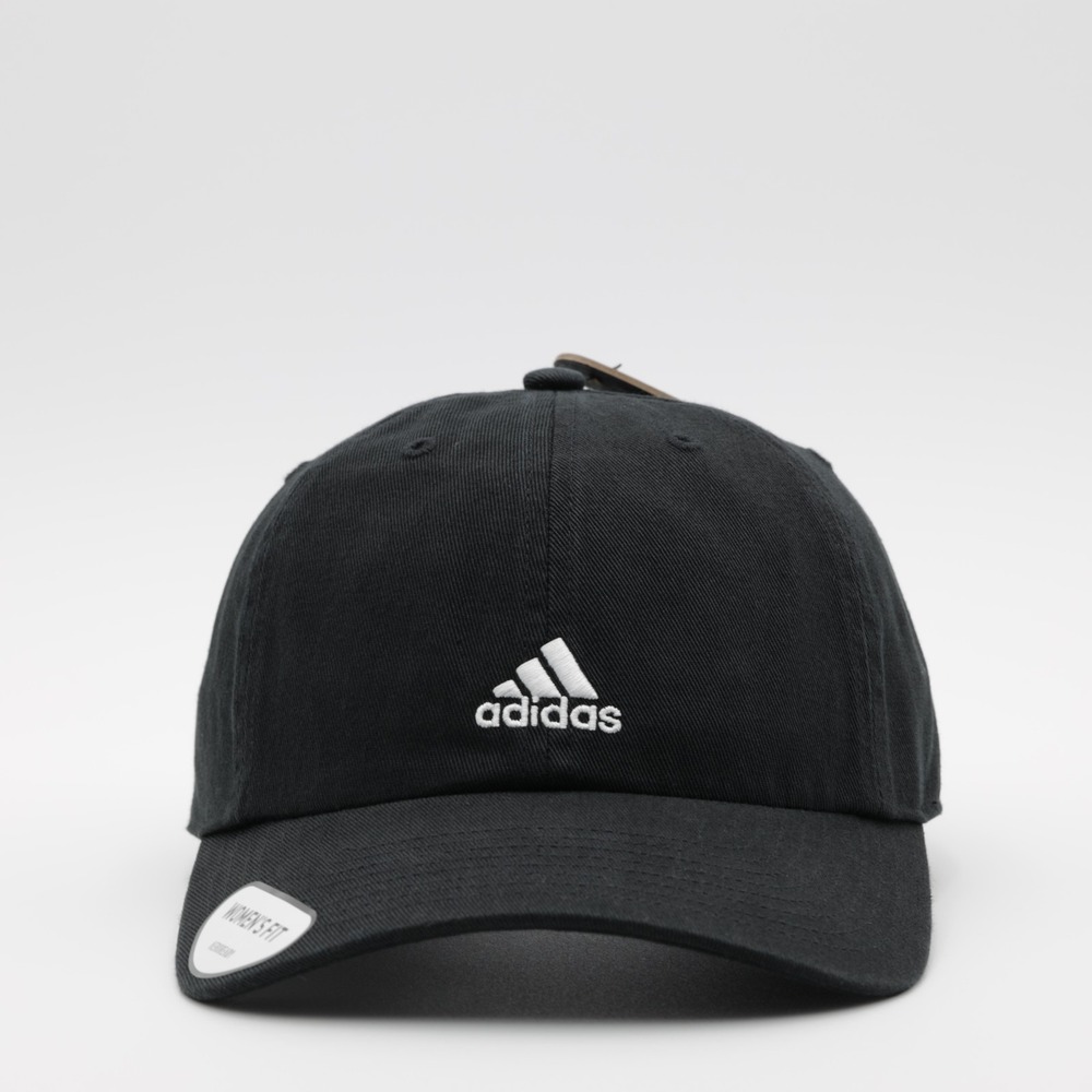 Adidas Women's Cotton Adjustable Strap Saturday Hat Black One Size Fit